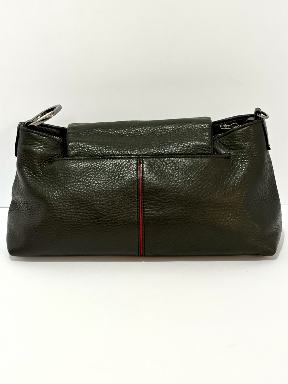 Hammitt VIP Satchel In Black Leather With Gunmetal Hardware EUC - Picture 6 of 14